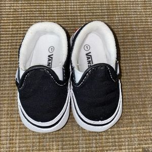VANS slip on crib shoes